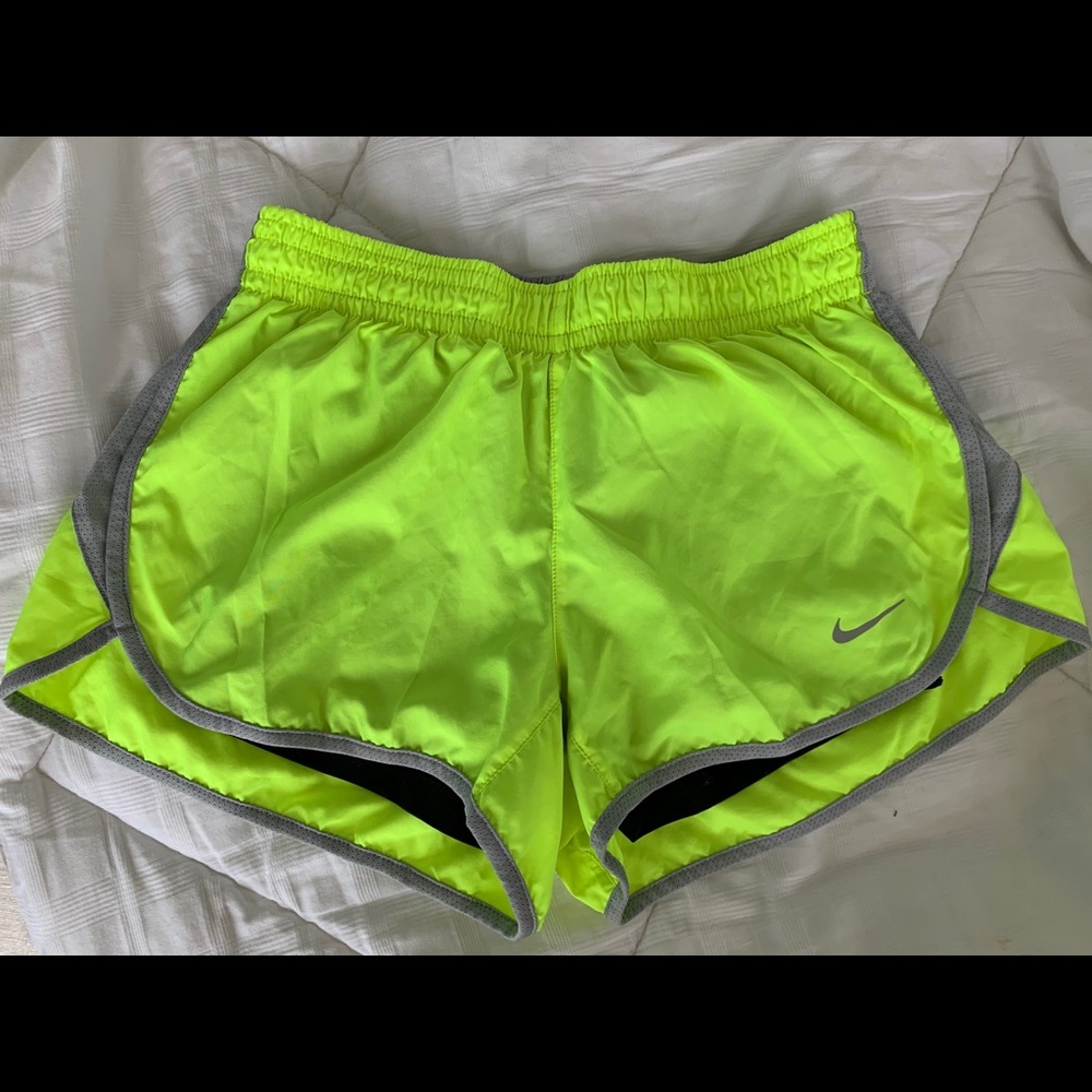 Neon Yellow Nike Shorts